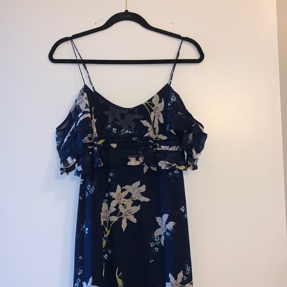 PAIGE Sahar Navy Floral Dress, S, NWT - Picture 4 of 7